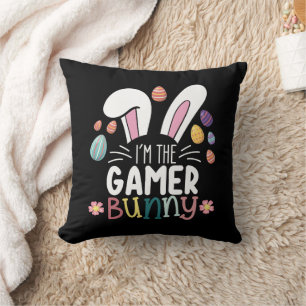Cojín Decorativo Soy El Conejo De Juegos De Pascua De Juegos