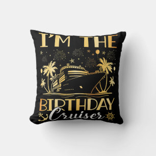 Cojín Decorativo Soy el crucero de cumpleaños de vacaciones