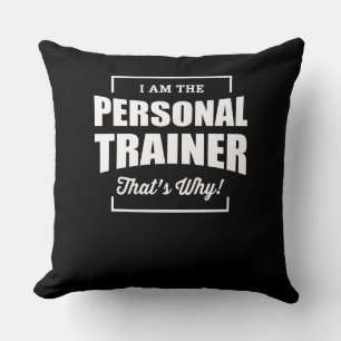 Cojín Decorativo Soy El Entrenador Personal Por Eso