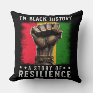 COJÍN DECORATIVO SOY HISTORIA NEGRA