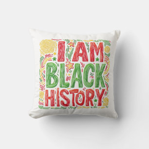 Cojín Decorativo Soy historia negra - Activismo negro