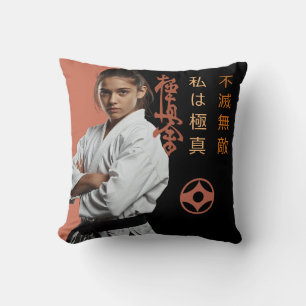 Cojín Decorativo Soy Kyokushin - Inquebrantable, Imparable, Karate