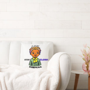 Cojín Decorativo Soy la pequeña historia negra de Harriet Tubman