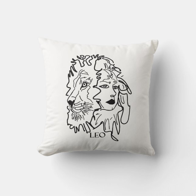 Cojín Decorativo Soy LEO (Anverso)