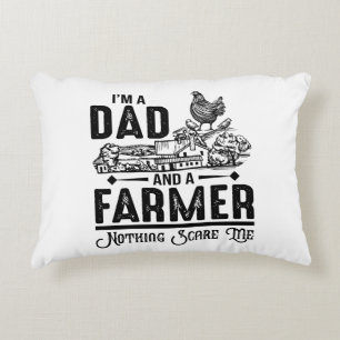 Cojín Decorativo Soy papá y agricultor Agricultura