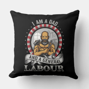 Cojín Decorativo Soy Papá Y Un Hombre De Trabajo General