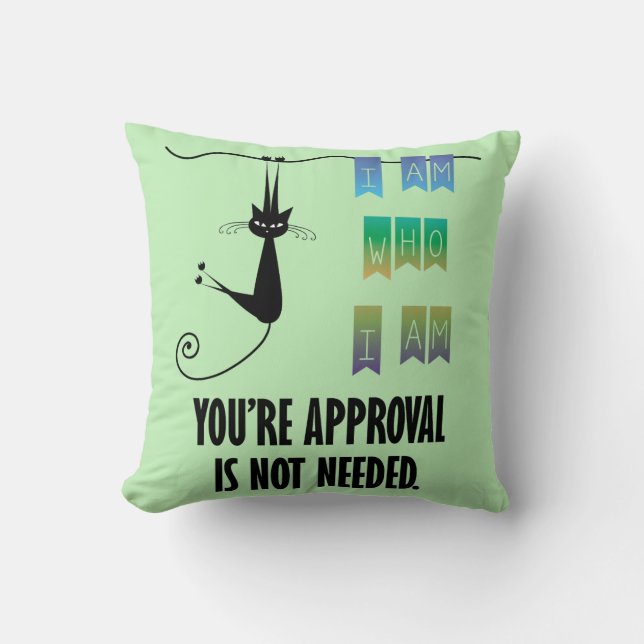 Cojín Decorativo Soy quien soy (Anverso)