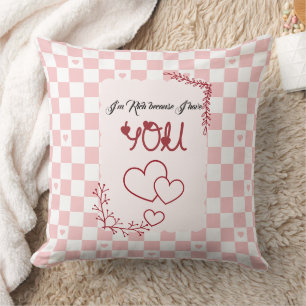 Cojín Decorativo Soy rico porque te tengo San Valentín