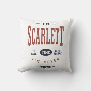 Cojín Decorativo Soy Scarlett