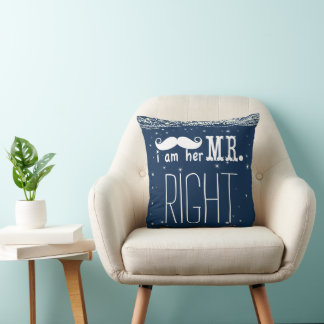 Cojín Decorativo Soy su Sr. Derecha Groom Pillow