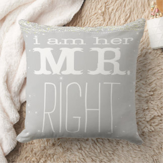 Cojín Decorativo Soy su Sr. Derecha Groom Pillow