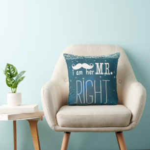 Cojín Decorativo Soy su Sr. Derecha Groom Pillow