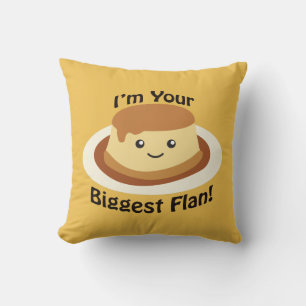 Cojín Decorativo ¡Soy tu flan más grande!