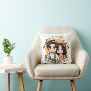 Cojín Decorativo Soy tu regalo de El día de San Valentín de pareja