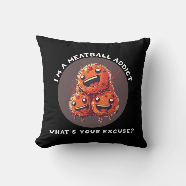 Cojín Decorativo Soy un adicto al fútbol sala (Anverso)