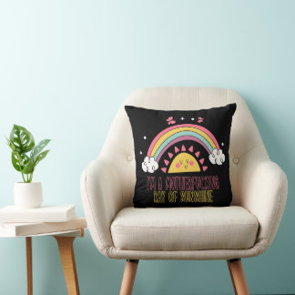 Cojín Decorativo Soy un maldito rayo de toalla de baño de sol