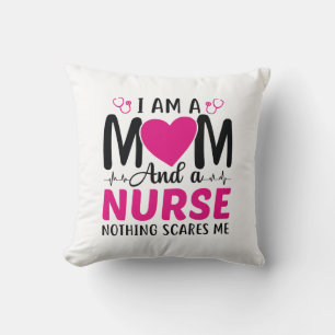 Cojín Decorativo Soy Una Mamá Y Una Enfermera