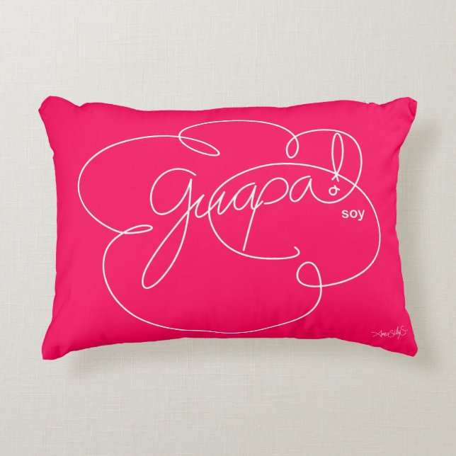 Cojín Decorativo Soya GUAPA - CloudS audaz - W (Anverso)