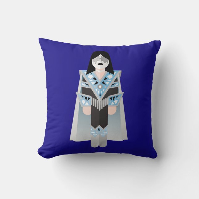 Cojín Decorativo Space Ace – Cosmic Rock Throw Pillow (Anverso)