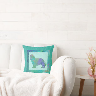 Cojín Decorativo Spaniel Azul