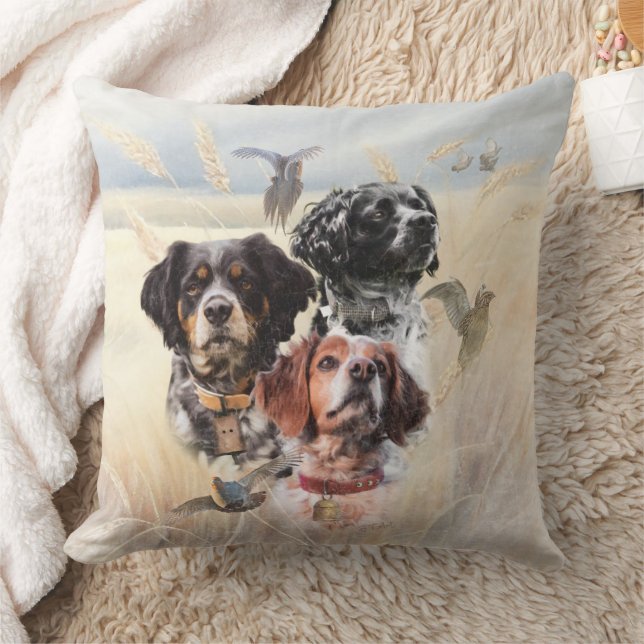 Cojín Decorativo Spaniel de Bretaña (Manta)