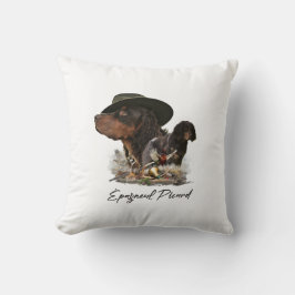 Cojín Decorativo Spaniel de Picardía , Temporada de caza