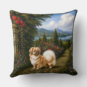 Cojín Decorativo Spaniel Tibetano Renacimiento