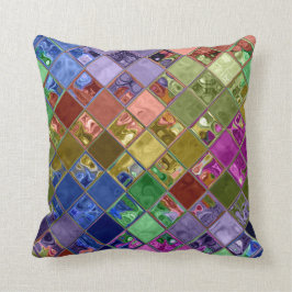 Cojín Decorativo Sparkle Gems Mosaic Art Pillows ~ regalo de decora