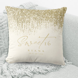 Cojín Decorativo Sparkles Sweet Dieciséis Gold ID912
