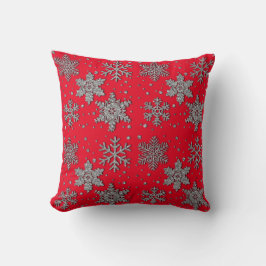 Cojín Decorativo Sparkling purpurina snowflakes