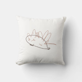 Cojín Decorativo Sparky el erizo despeinado - Dibujo infantil hecho