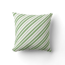 Spearmint Candy Cane Christmas Stripes