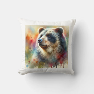 Cojín Decorativo Spectacled Bear 060924AREF142 - Watercolor