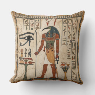 Cojín Decorativo Spell of Djehuty: Thoth-Magus Ancient Egyptian