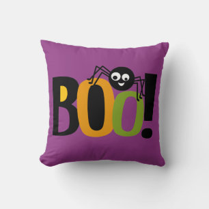 Cojín Decorativo Spider BOO Halloween