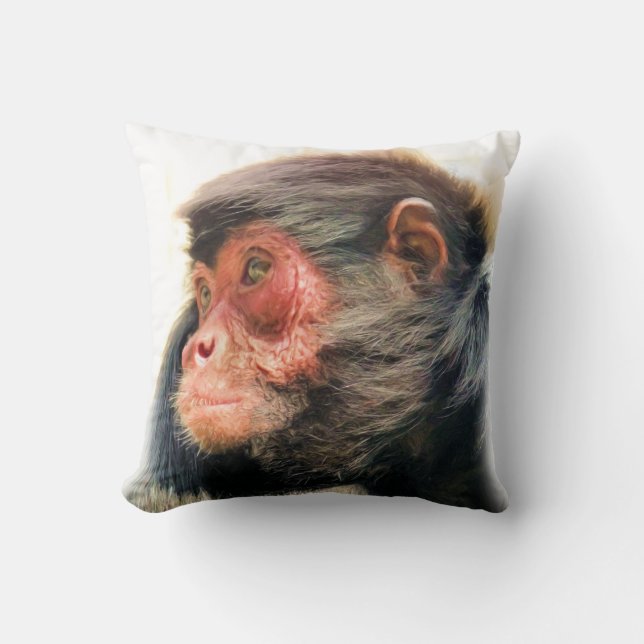 COJÍN DECORATIVO SPIDER MONKEY (Anverso)