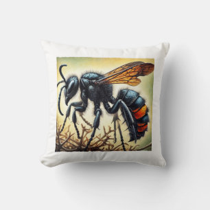 Cojín Decorativo Spider Wasp 010924IREF224 - Watercolor