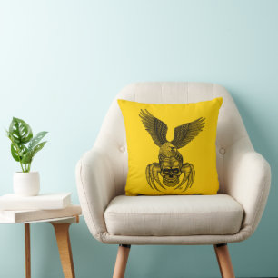 Cojín Decorativo Spiderskull con águila