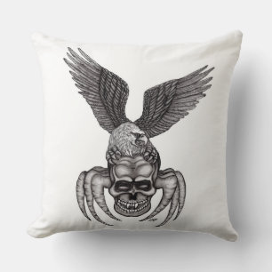 Cojín Decorativo Spiderskull con águila