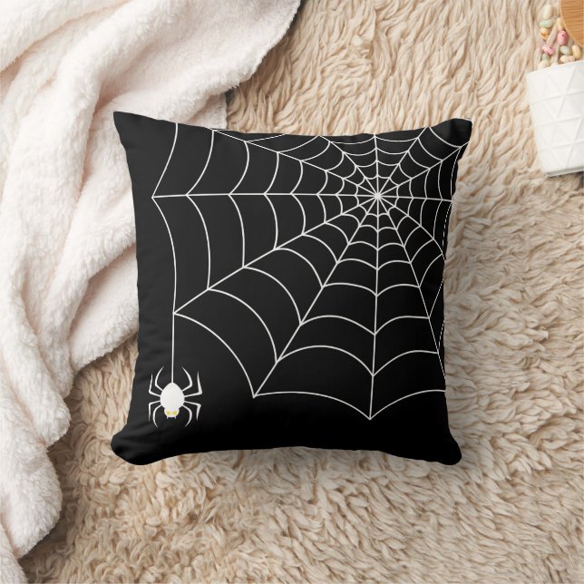 Cojín decorativo Spiderweb de Halloween (Manta)