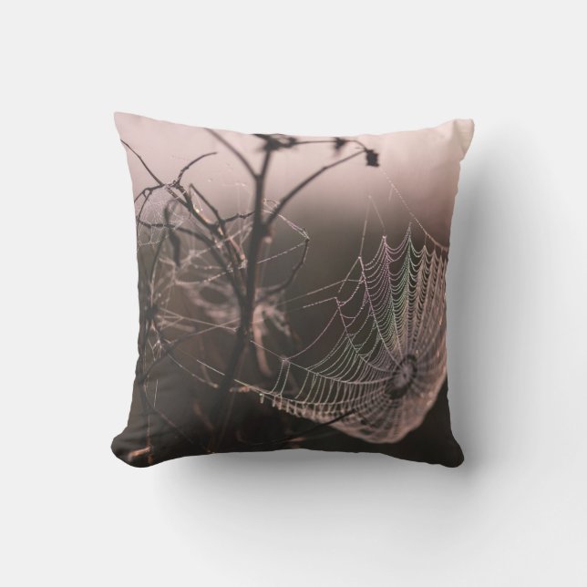 Cojín Decorativo Spiderweb Halloween Pillow (Anverso)