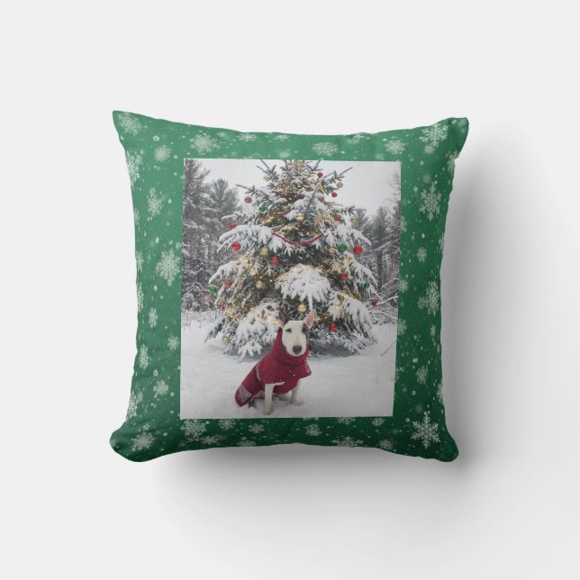 Cojín Decorativo Spike "Deja que nieve" (Anverso)