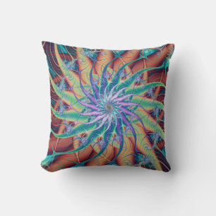 Cojín Decorativo Spiral Fractal Starfish