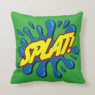 Cojín Decorativo Splat - Rótulo/almohada cómicos