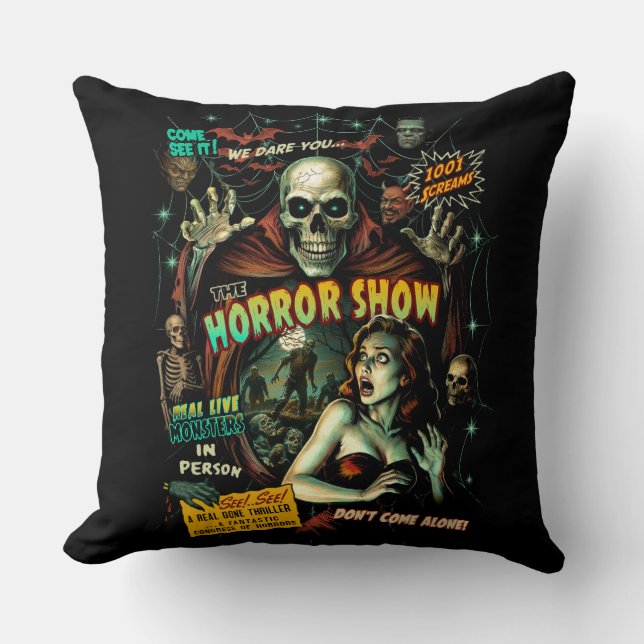 Cojín Decorativo Spok Show Horror Retro Pillow (Anverso)