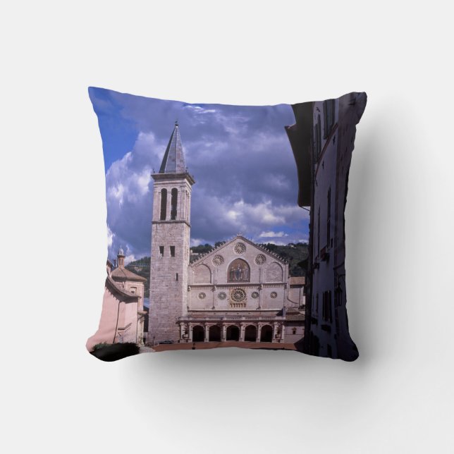 Cojín Decorativo Spoleto Umbria Italia (Anverso)