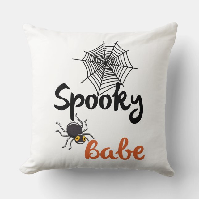 Cojín Decorativo Spooky Babe (Anverso)