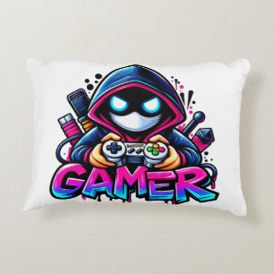 Cojín Decorativo Spooky Gaming – Controlador de Fantasma para Jugad