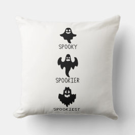 Cojín Decorativo Spooky spookier spookiest