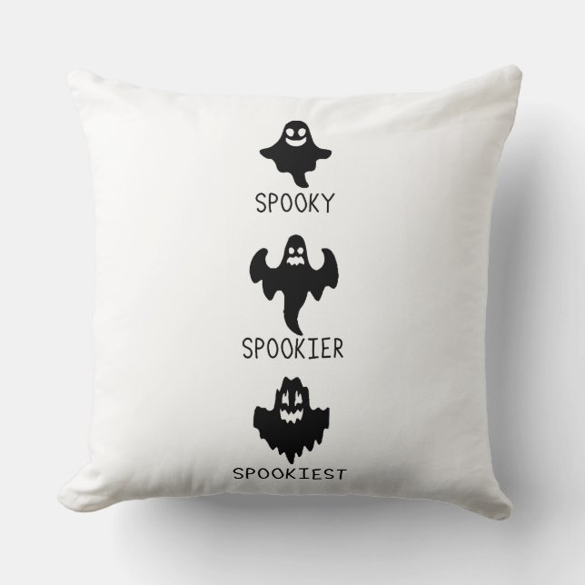 Cojín Decorativo Spooky spookier spookiest (Anverso)